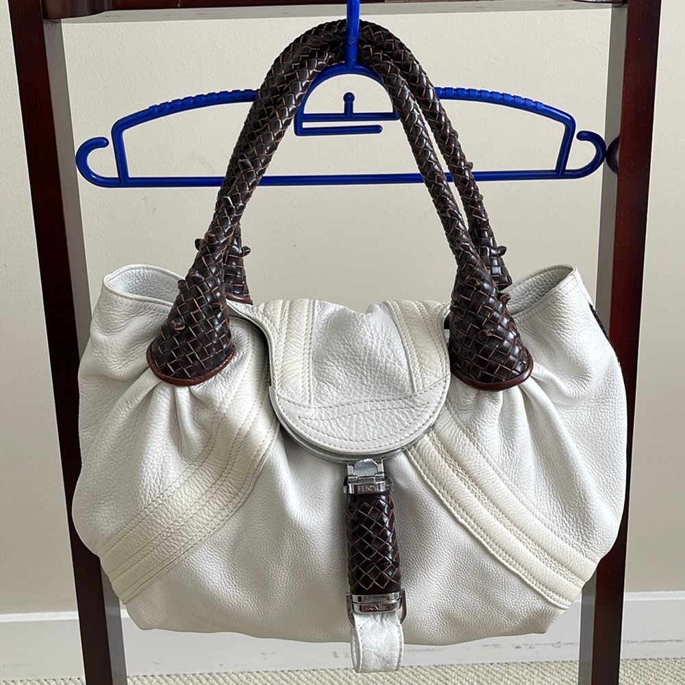 Fendi Leather Spy Handbag